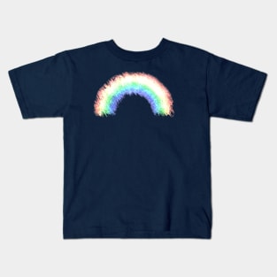 Pastel Scribble Rainbow Kids T-Shirt